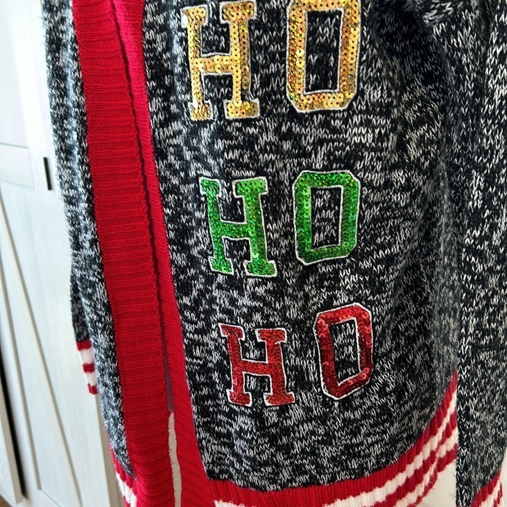 No Boundries Christmas Sweater with Bling! Sz 3-5 - Picture 2 of 9